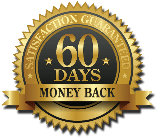 60-Day Money Back Guarantee Seal